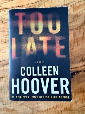 Too Late (Black Cover) - Paperback Novel